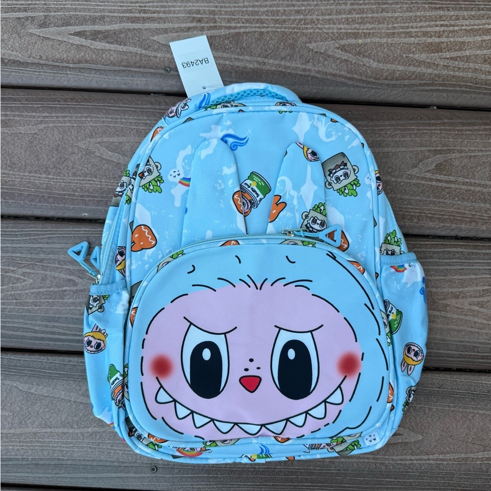 🆕 Labubu Monster Character Kids Mini Pink Backpack Christmas Gift MAKE OFFER